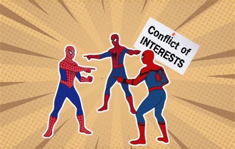 Diagram zobrazujúci potenciálny konflikt záujmov starostu