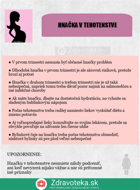 infografika o rizikových faktoroch počas tehotenstva