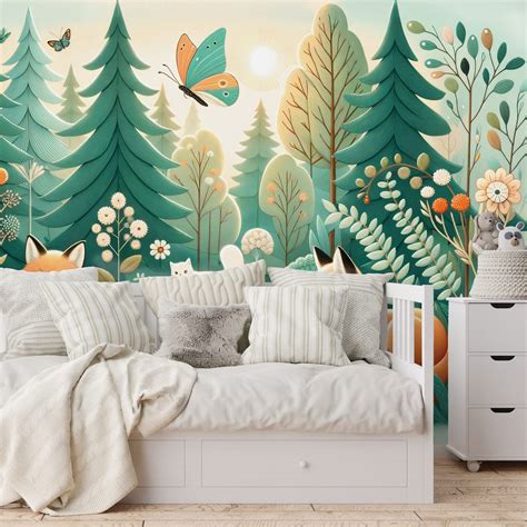 Ilustrácia pokojnej a harmonickej spálne v pastelových farbách