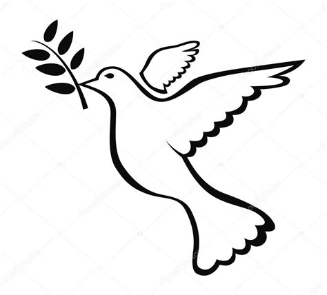 Symbol Ducha Svätého ako holubice
