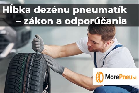 Ilustrácia znázorňujúca rozdiel v hĺbke dezénu pneumatík