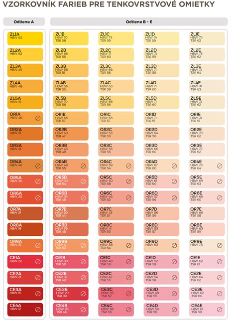 Farebný vzorkovník