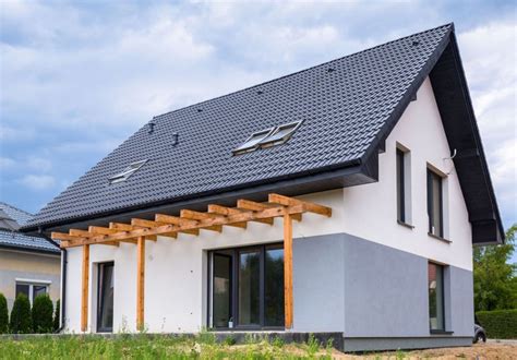 Zateplená fasáda domu