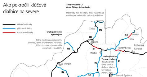 Mapa úseku Krompachy - Kysak s vyznačenými tunelmi
