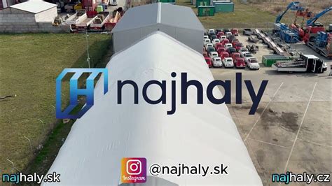 Fotografia montáže plachtovej haly