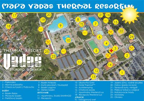 Mapa areálu Vadaš Thermal Resort