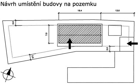 Diagram zobrazujúci umiestnenie vodomernej šachty na hranici pozemku