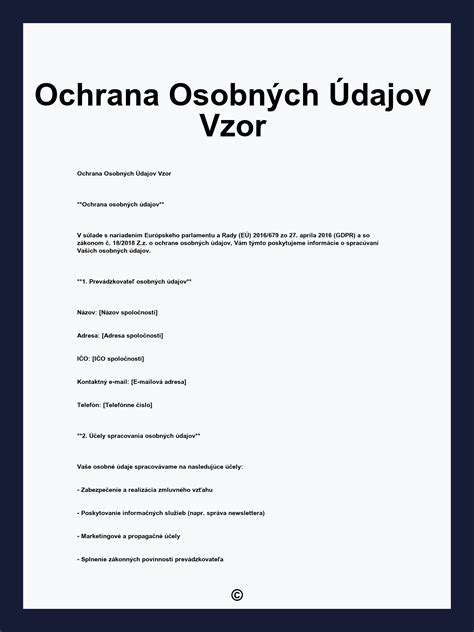 Infografika zobrazujúca rôzne kategórie osobných údajov spracúvaných realitnou kanceláriou