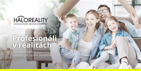 Realitná kancelária HALO reality logo a budova