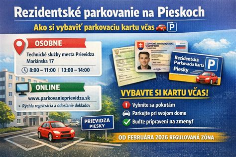Ilustrácia rezidentskej parkovacej karty