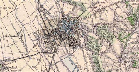 Mapa mesta Levice