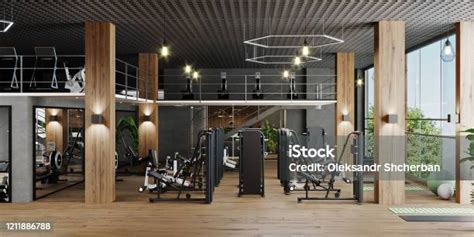 Interiér moderného fitness centra
