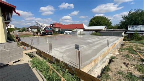 Betónovanie základovej dosky