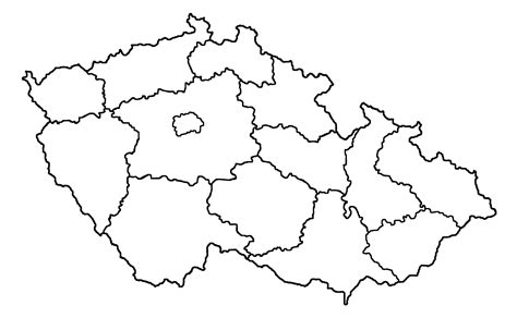 Mapa s vyznačenými pobočkami
