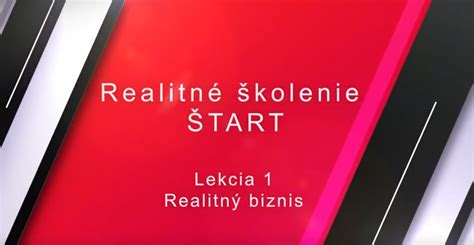 Školenie realitných maklérov