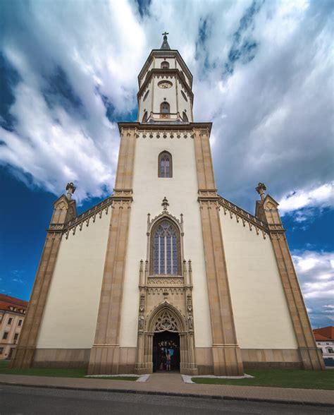 Detail gotickej architektúry Baziliky sv. Jakuba