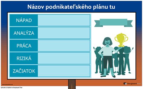 Ilustrácia znázorňujúca rôzne fázy tvorby podnikateľského plánu