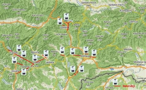 Schematické znázornenie funkčných zón v obci