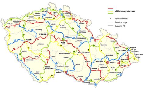 Mapa znázorňujúca navrhované cyklistické trasy v mestskej zóne