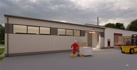 Vizualizácia modernej prístavby