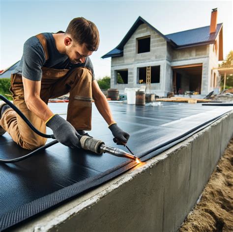 Aplikácia asfaltovaných hydroizolačných pásov