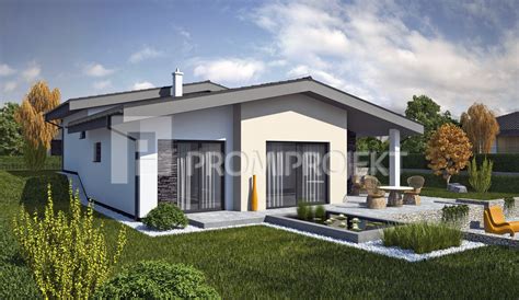 Ilustračný obrázok moderného bungalovu