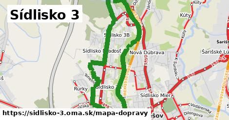Mapa Sídliska III Prešov