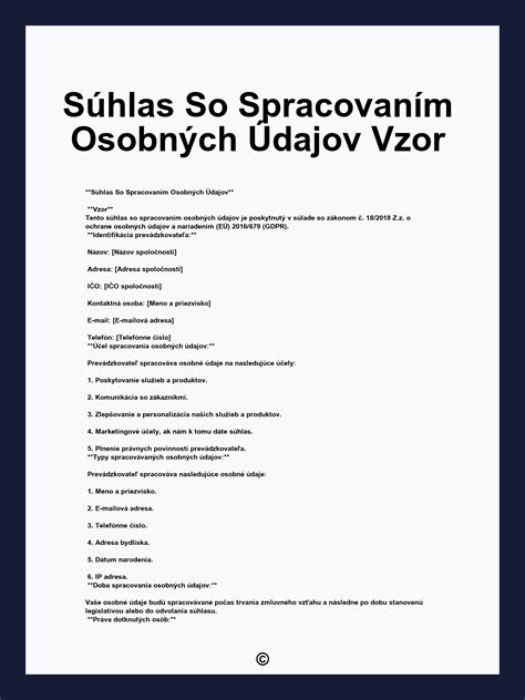 Ilustračný obrázok znázorňujúci súhlas so spracovaním osobných údajov