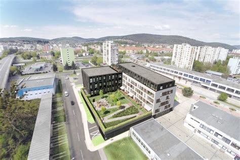 Pôdorys polyfunkčného objektu Central Point Humenné