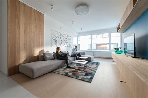 Ilustračná fotografia interiéru moderne prerobeného dvojizbového bytu