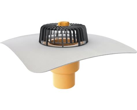 Zvislý strešný vpust s PVC manžetou