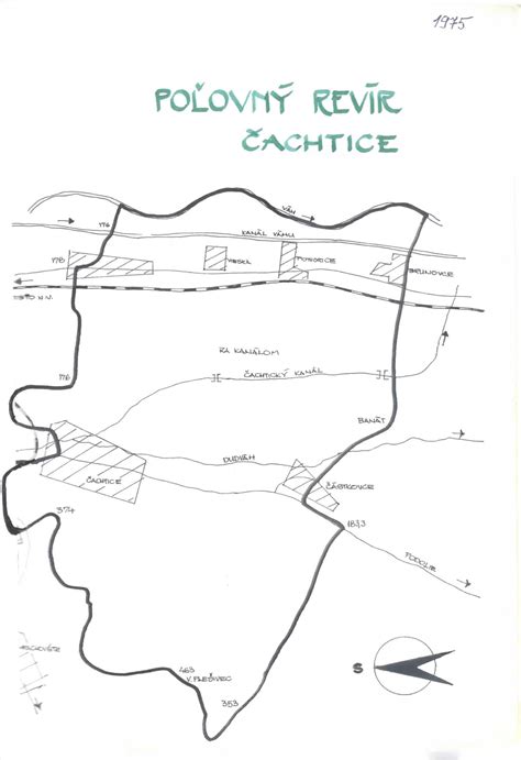 Mapa obce Čachtice a okolia s vyznačenými rekreačnými a historickými lokalitami