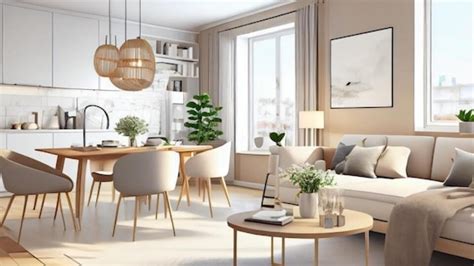 Jedálenský kút s Eames stoličkami a drevenou podlahou v kuchyni