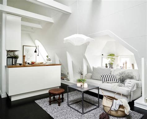 Malý, ale funkčný byt v škandinávskom štýle