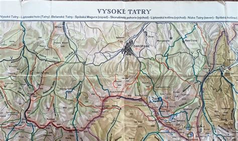 Mapa regiónu Vysoké Tatry s vyznačenou lokalitou Mlynica
