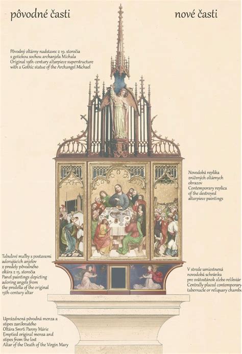 Detail reštaurovaného oltára