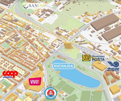 Mapa znázorňujúca ideálne lokality pre rodiny s deťmi v rámci mesta