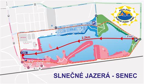 Mapa okolia jazera Kuchajda s vyznačeným nákupným centrom Vivo!