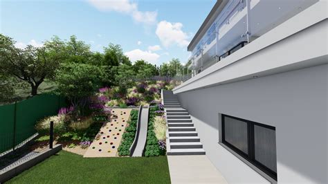 Diagram podpivničeného bungalovu vo svahu