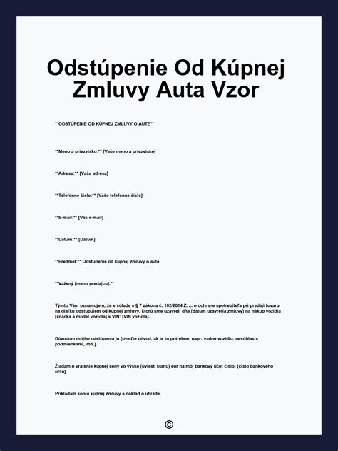 Ilustračný obrázok kúpnej zmluvy
