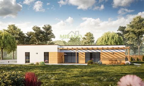 Ilustračná fotografia moderného bungalovu s rovnou strechou