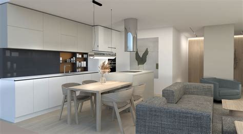 Interiér moderne prerobeného 2-izbového bytu s balkónom