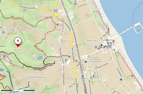 Mapa s vyznačením polohy Komunitnej garáže