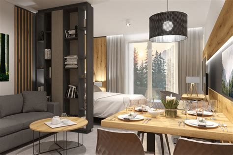 Ilustrácia moderného interiéru apartmánu