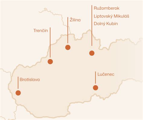 Mapa Záhoria s vyznačenými rekreačnými oblasťami a mestami
