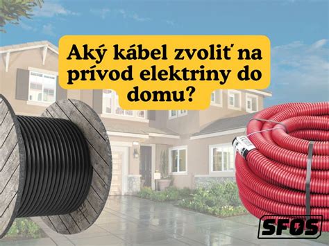 Ilustrácia znázorňujúca elektrickú prípojku s káblami a rozvodnou skriňou
