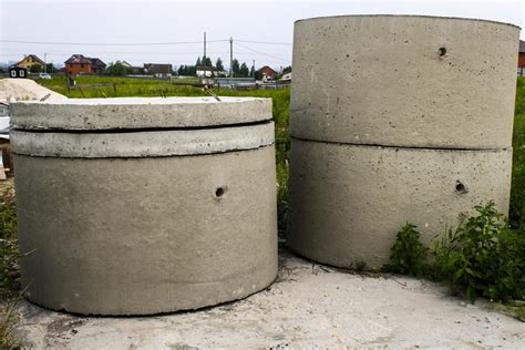 Betónová žumpa inštalovaná v zemi