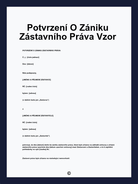 Schéma znázorňujúca proces záložného práva a jeho zániku