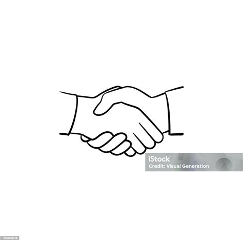 Ilustrácia rukou podávajúcich si ruky ako symbol dohody