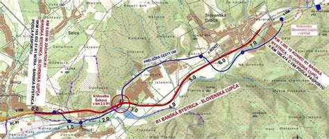 Mapa zobrazujúca polohu Vlkanovej medzi Banskou Bystricou a Zvolenom
